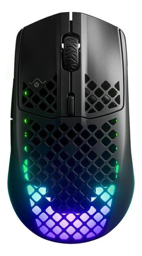 Mouse Para Jogo Sem Fio Recarregável Steelseries  Aerox 3 Wireless Onyx