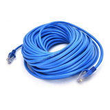 Cabo De- Rede 5 Metros Lan Internet Crimpado Rj45 Cat5 Azul