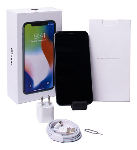  iPhone XS Max 64 Gb Gris Espacial Negro Con Caja Original Accesorios