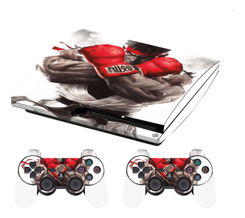 Skin Para Ps3 Slim Street Fighter V Ryu