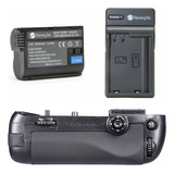 Battery Grip Mb-d15 + En-el15c + Carreg Para Nikon D7200