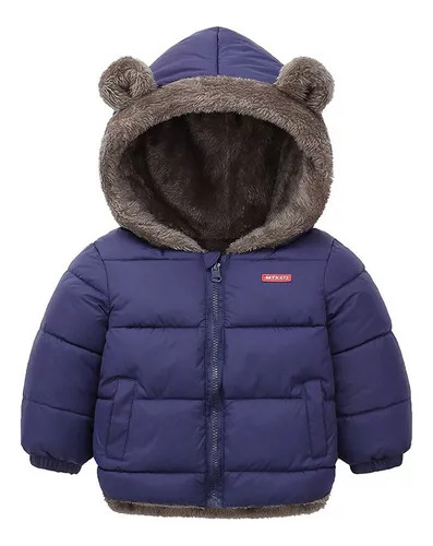 Chaqueta Cálida De Felpa Unisex Para Bebé Niño Niña