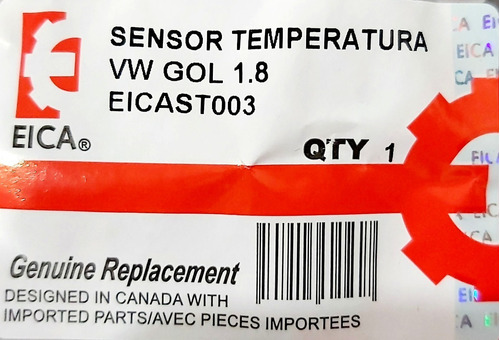 Valvula Sensor Temperatura Tablero Vw Gol Parati Saveiro 1.8 Foto 4