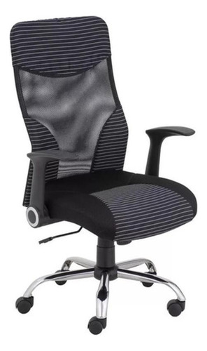 Silla De Oficina Giratoria President De Hasta 150 Kg, Color Negro