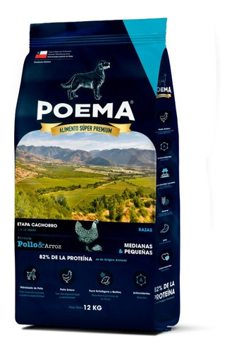 Poema Cachorro Razas Peq/med - Pollo 12kg.