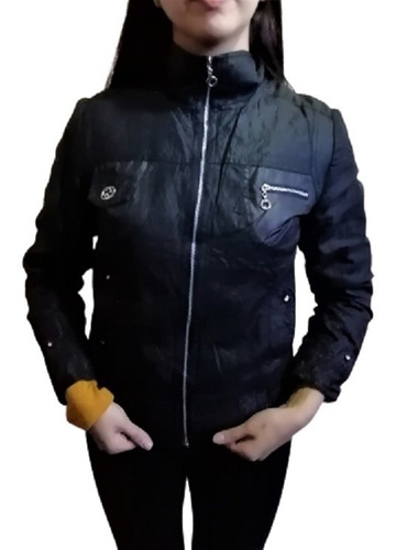 Chaqueta Premium Negro Exelente Calidad Talla S Cod05