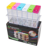 Caja De Condimentos De Plástico Transparente Kitchen Supplie