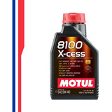 Aceite Motul Sintético 5w-40 8100 X-cess 1lt