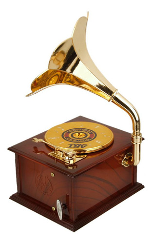 Gramophone Clockwork Para Escritório