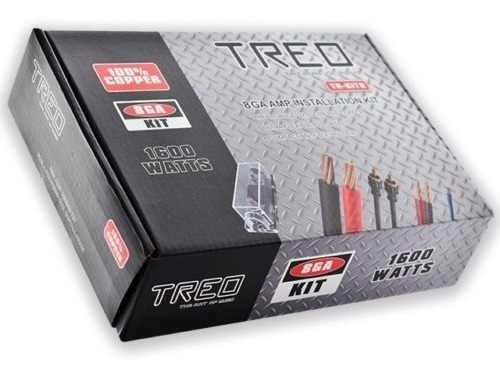 Kit De Instalacion Treo Tr-kit8 Calibre 8 100% Cobre P Ampli