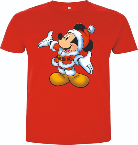 Camisetas Navideñas Mickey Mouse Vi Navidad Adultos Y Niños