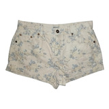 Short Bermuda Mujer Forever 21 Talla 40 Mezclilla Estampada 