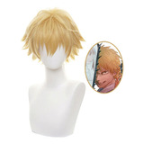 Chainsaw Man Denji Cosplay Peluca Corto Pelo 30cm