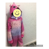 Pijama Kigurumi, Modelo Unicornio Arcoiris, Talla 2 A 12