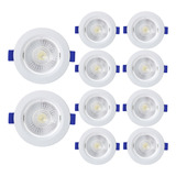 Kit 10 Spots Blumenau Led Embutir 3w Redondo Móvel 110v/220v