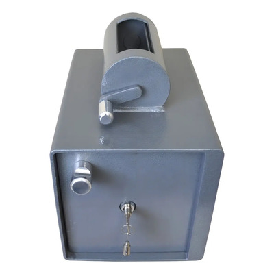 Caja Fuerte Myt Mt-215 Con Apertura Color Gris