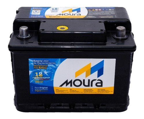 Bateria Auto Moura Mi20gd 12x65 12v 65 Amper Nafta Gnc Diese