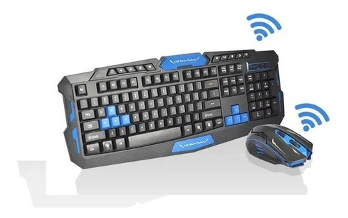 Combo Teclado Mouse Gamer Inalámbrico Hk-8100