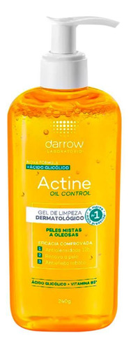 Actine Control Gel De Limpeza Com 240g