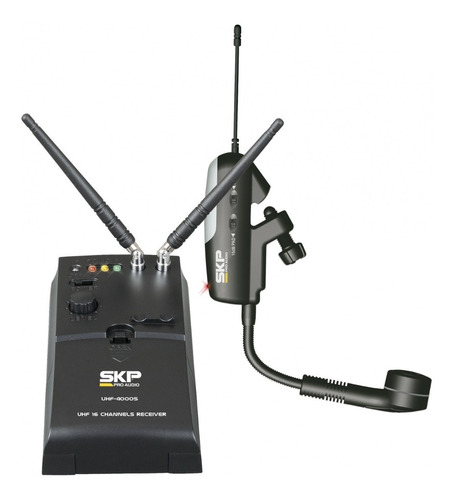 Skp Uhf-4000s Micrófono Inalámbrico Para Saxo / Vientos Uhf