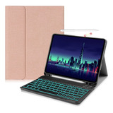 Funda Con Teclado Retroiluminado For iPad Air 4/5 De 10,9