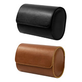 2x Watch Roll Case Display Watch Box 2slot Pu Leather Travel