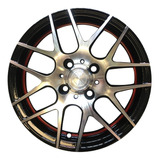 Llanta Aleacion Deportiva Qc 715 R14 4x100 Ruedas Bojanich 