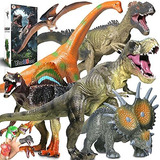 Juego De Juguetes De Dinosaurio Jumbo, 6 Figuras