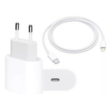 Cargador Para iPhone 25w Carga Rápida + Usb-c A Lightning