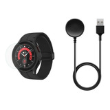 Cargador + 3 Micas Premium Para Samsung Galaxy Watch 5