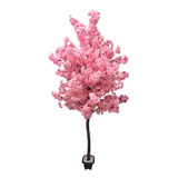 Planta Artificial Árvore Cerejeira Sakura 1,80mt Altura