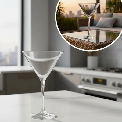 Set De 6 Copas De Cristal Para Martini Luminarc 300 Ml Transparente | Meses sin interés