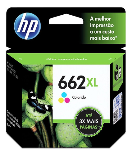 Cartucho De Tinta Hp 662xl Color Cz106al 1015 2546 3510 4515