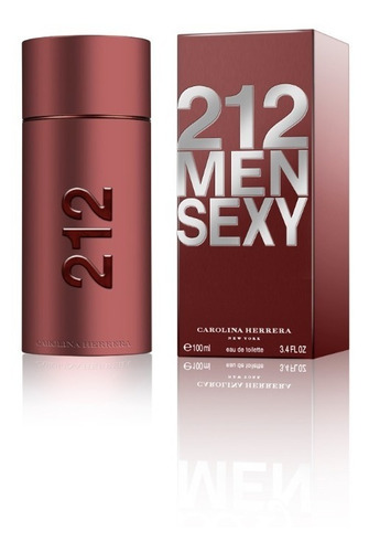 Perfume Carolina Herrera 212 Sexy Masculino 100ml + Amostra