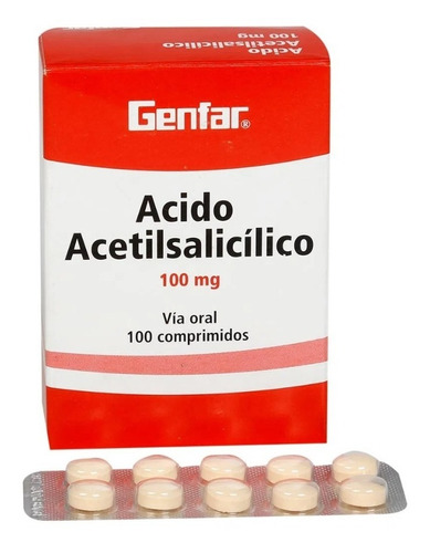 Acido Acetilsalicílico X 100 Tabl - Unidad a $26014