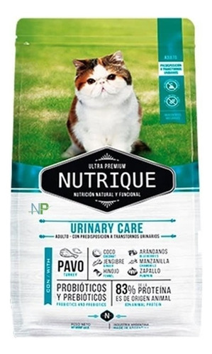 Alimento Gato Urinario Nutrique Cat Urinary Care 2kg. Np