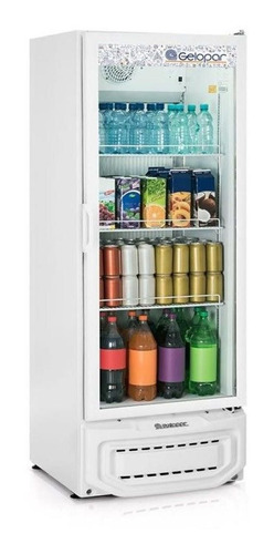 Geladeira De Bebidas Vertical Gelopar 414 Litros Porta Vidro