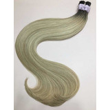 Cabelo Humano Brasileiro Mesclado Na Liga 70cm 150g