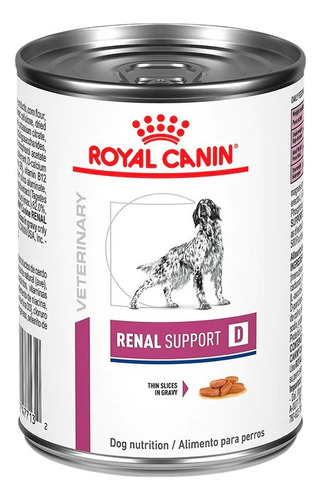 12 Latas Alimento Royal Canin Renal Support D Perro 370 G