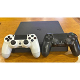 Ps4 Slim Con 2 Joystick Originales Y Juegos