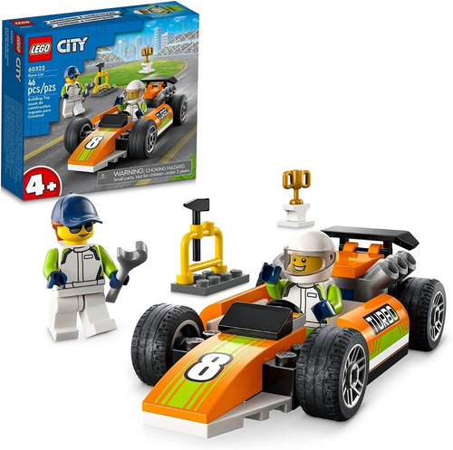 Lego City Auto De Carreras 60322, Tipo Formula 1