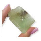 Pedra Calcita Verde Bruta Cristal Natural Unitária