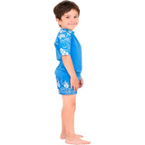 Remera Proteccion Solar Uv 50 Manga Corta Niños Folau Playa