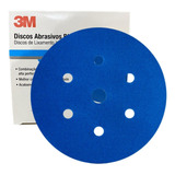 Disco Abrasivo 3m Hookit Blue 152mm Lixa A Seco- 50 Unid