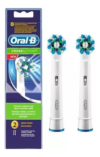 Oral B Repuesto Cepillo Eléctrico Crossaction X 2u.