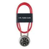 Candado Cable Combinación Master Lock 1519d Para Bicicleta