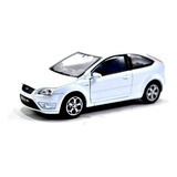 Auto De Coleccion Welly Metal Ford Focus Blanco 1:36