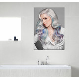 Vinilo Decorativo 20x30cm Estilista Haircuts Gris Silver