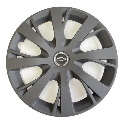 Juego 4 Tazas De Rueda Negra Chevrolet Onix Agile Rodado 15