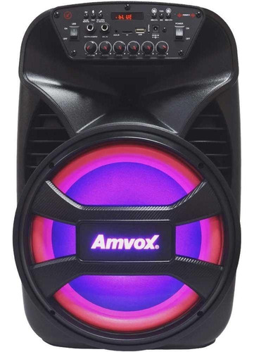 Caixa Amplificada Amvox Viper Ii Bluetooth Bateria Aca480